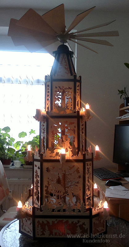 Weihnachtspyramide Pyramidenmotor Musik