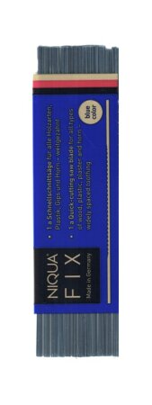 Laubsägeblätter Niqua Fix blau Größe: 0 Schnellschnittsägeblatt