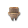 Lichtertülle Ø 17mm geschlitzt Nut 4 mm Holztülle