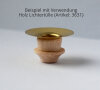 Tropfschale Metall Messing Ø 10 mm für Kerzen